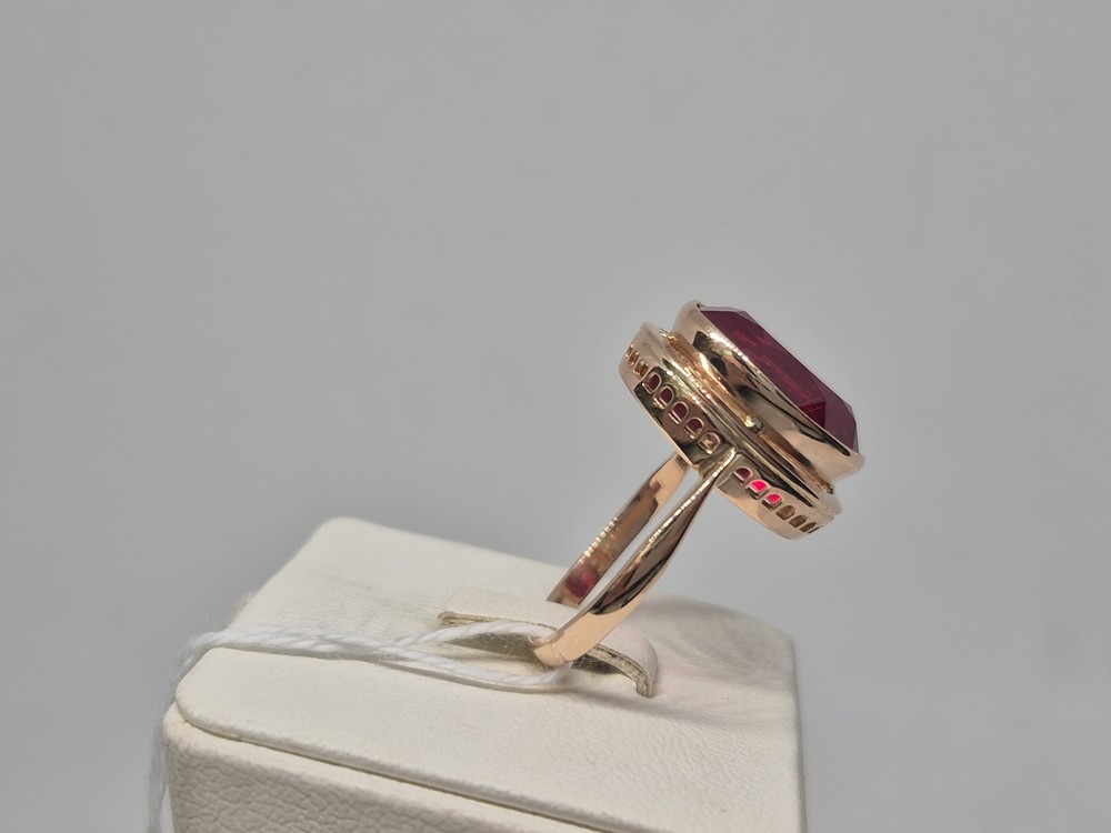 КОЛКМ583 КОЛЬЦО С КАМНЕМ (Au 583)