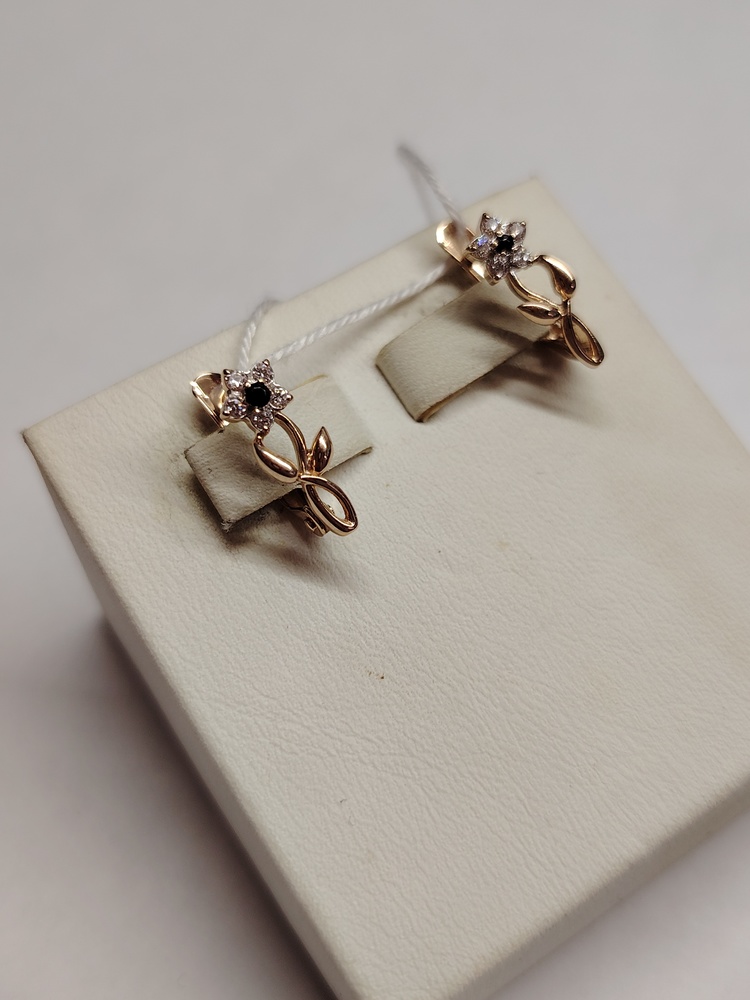 СЕРЬГИ С КАМНЯМИ (Au 585)