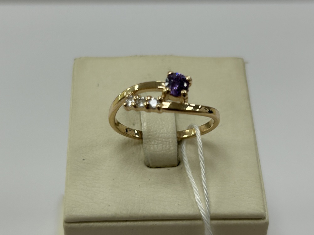 КОЛКМИ585 КОЛЬЦО С КАМНЯМИ (Au 585)