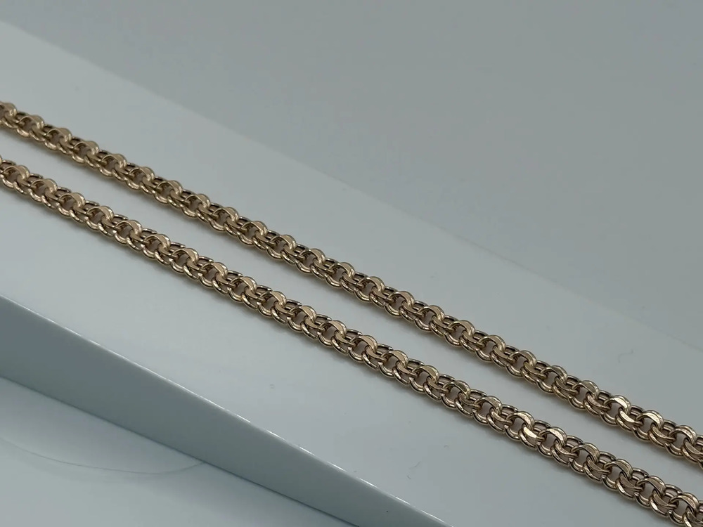 ЦЕПЬ ПУСТОТЕЛАЯ Бисмарк (Au 585)