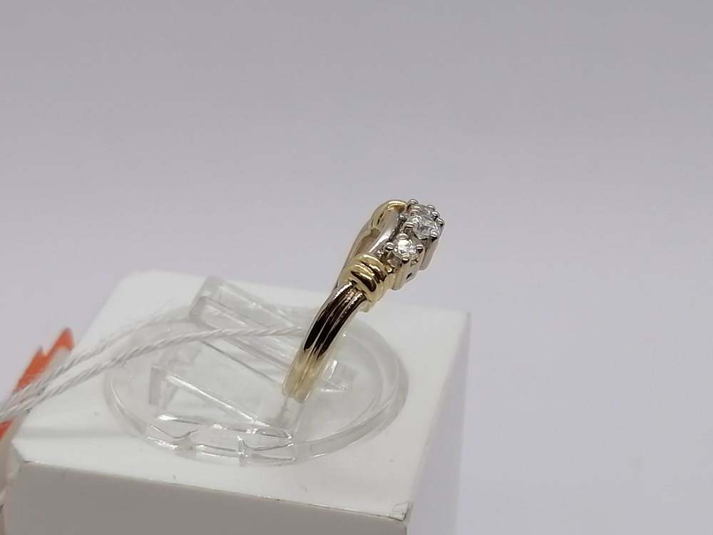 КОЛЬЦО БРИЛЛИАНТ Au 750