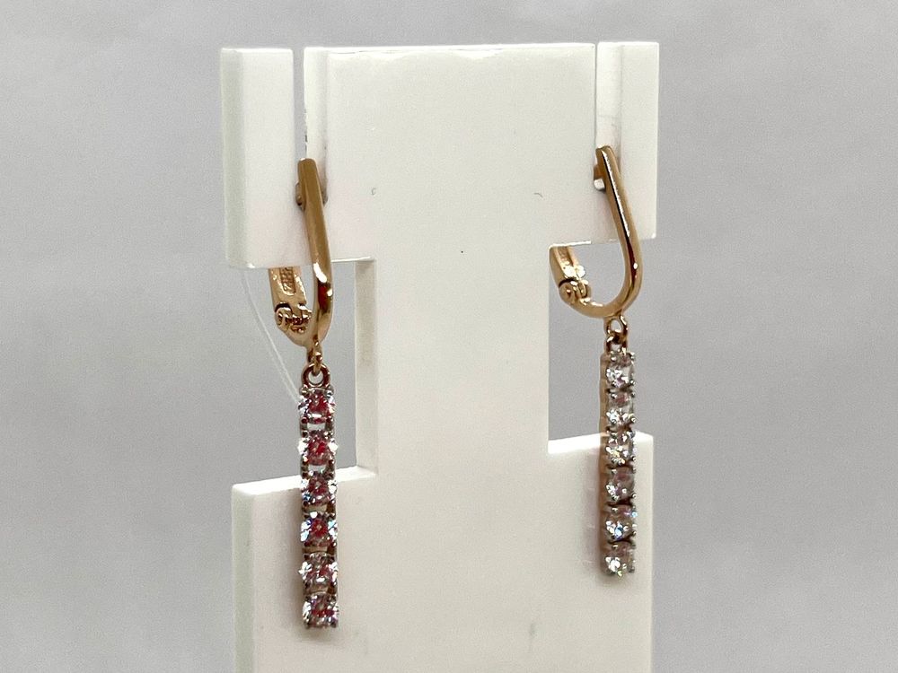 СЕРЬГИ С КАМНЯМИ (Au 585)