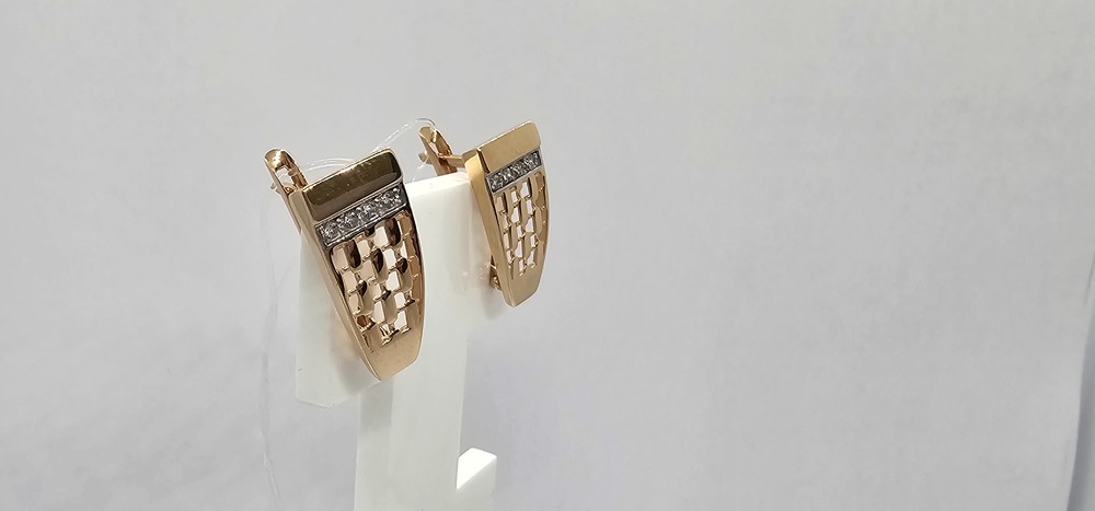 СЕРЬГИ С КАМНЯМИ (Au 585)