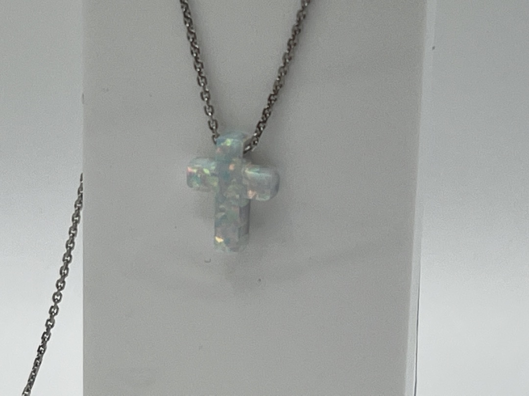 КОЛЬЕ С КАМНЕМ Au 585