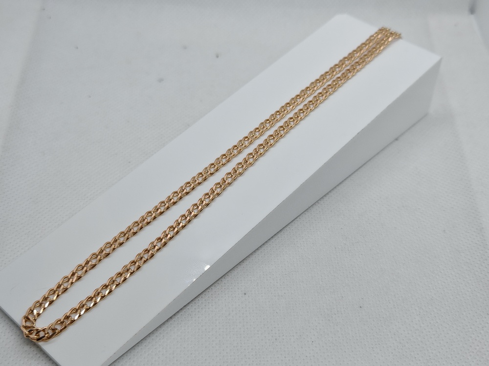 ЦЕПЬ ПОЛНОВЕСНАЯ Ромб двойной (Au 585)