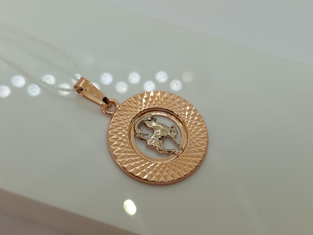 ПОДВЕСКА ЗНАК ЗОДИАКА КОЗЕРОГ (Au 585)