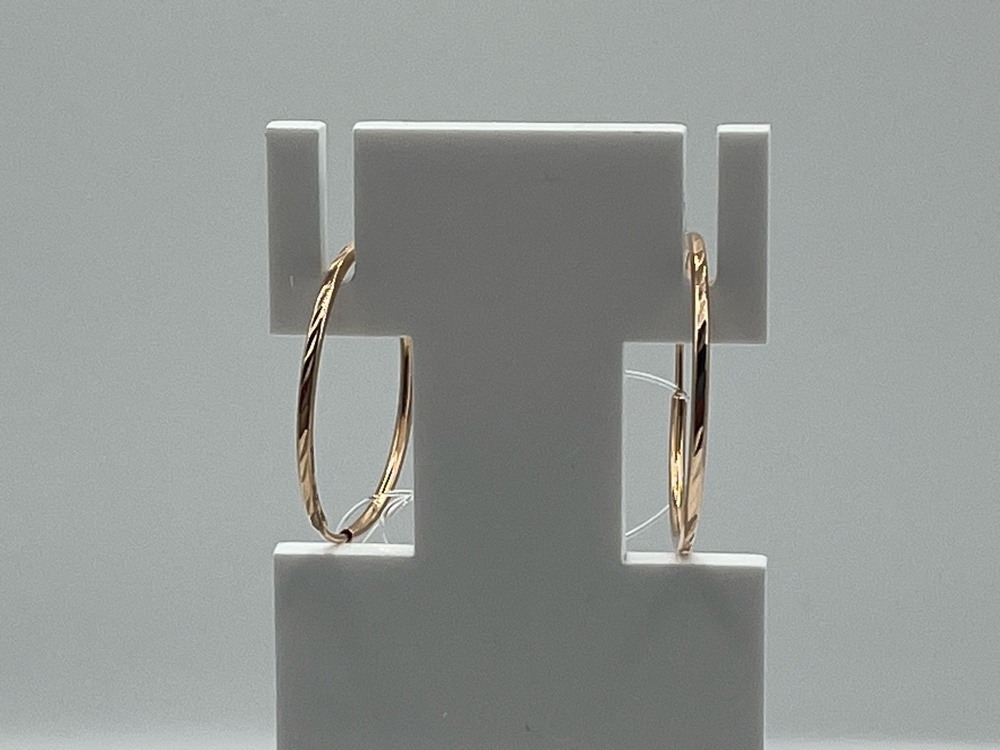 СЕРЬГИ КОНГО без камня (Au 585)