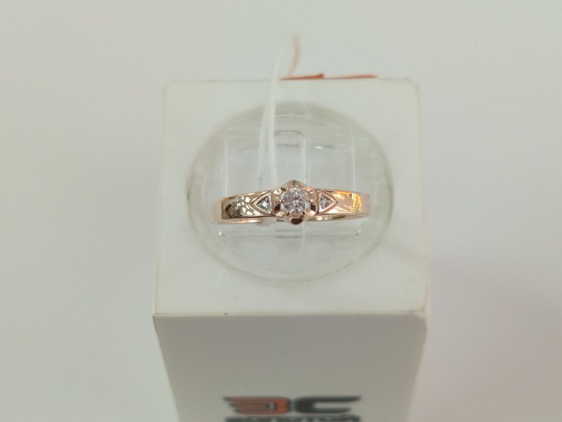 КОЛКМИ585 КОЛЬЦО С КАМНЯМИ (Au 585)