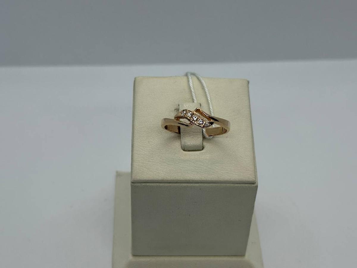 КОЛКМИ585 КОЛЬЦО С КАМНЯМИ (Au 585)