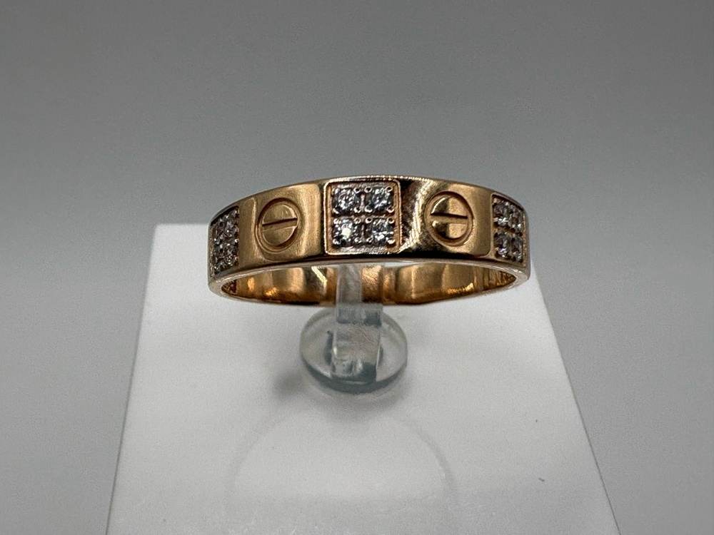 КОЛКМИ585 КОЛЬЦО С КАМНЯМИ (Au 585)