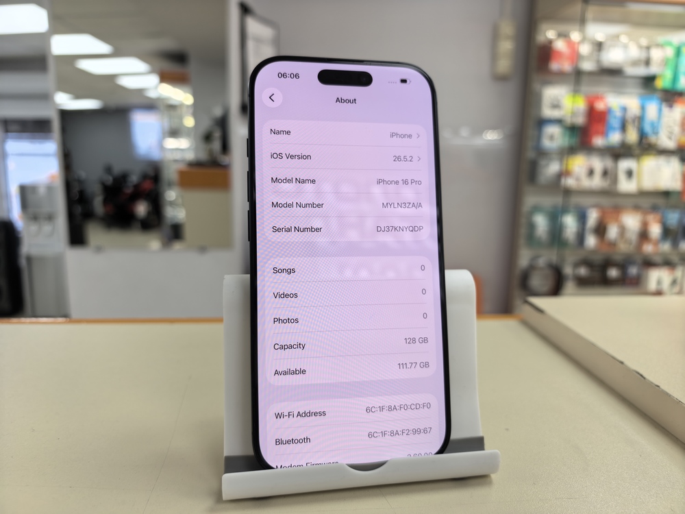 Смартфон Apple Iphone 16 Pro 128Gb