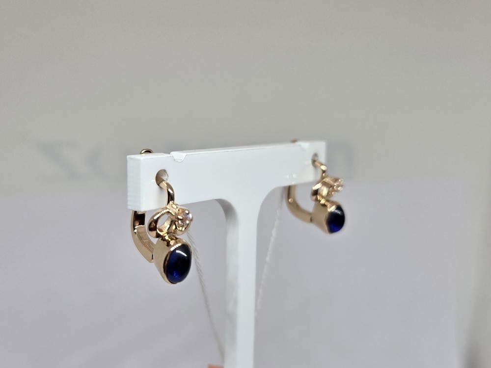 СЕРЬГИ С КАМНЯМИ (Au 585)