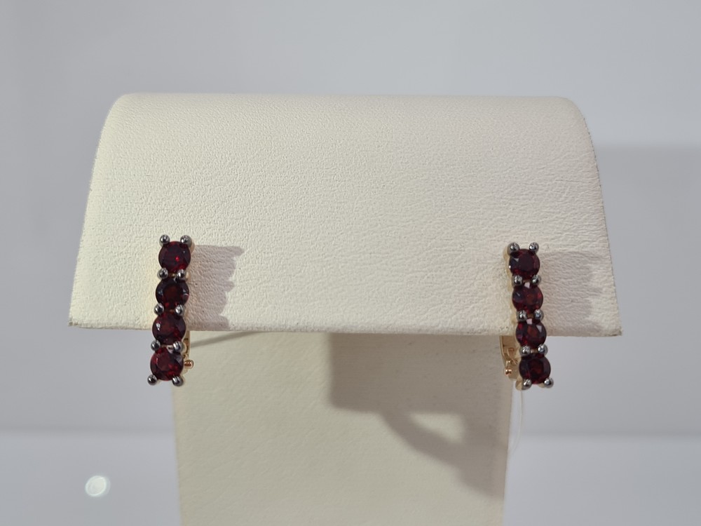 51-320-01632-3 СЕРЬГИ ГРАНАТ (Au 585)