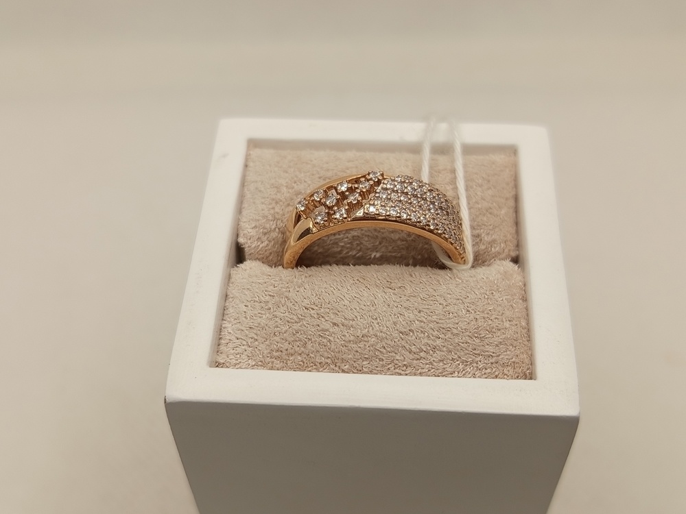 КОЛКМИ585 КОЛЬЦО С КАМНЯМИ (Au 585)