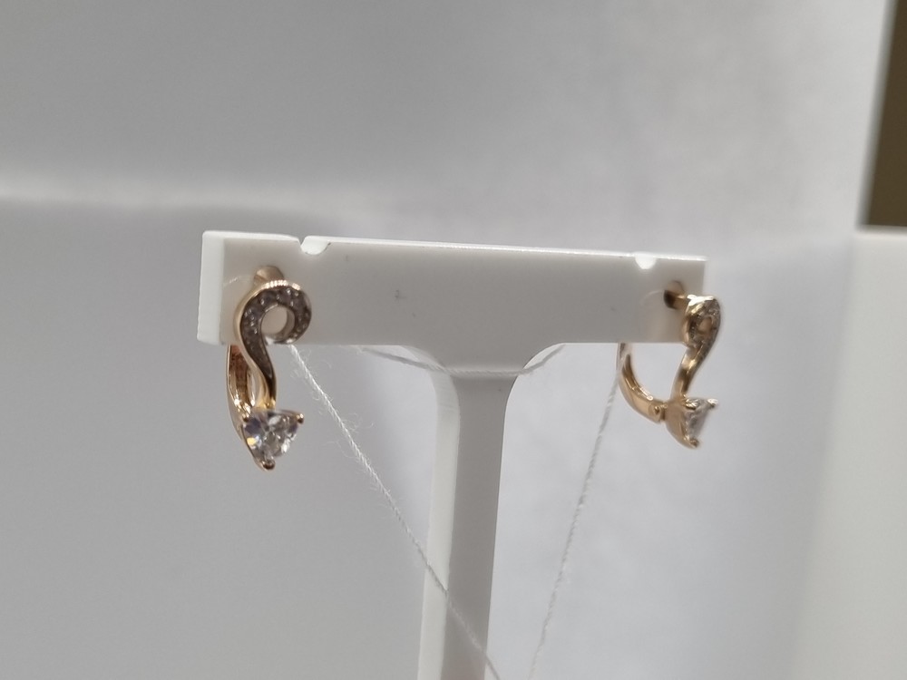 СЕРЬГИ С КАМНЯМИ (Au 585)