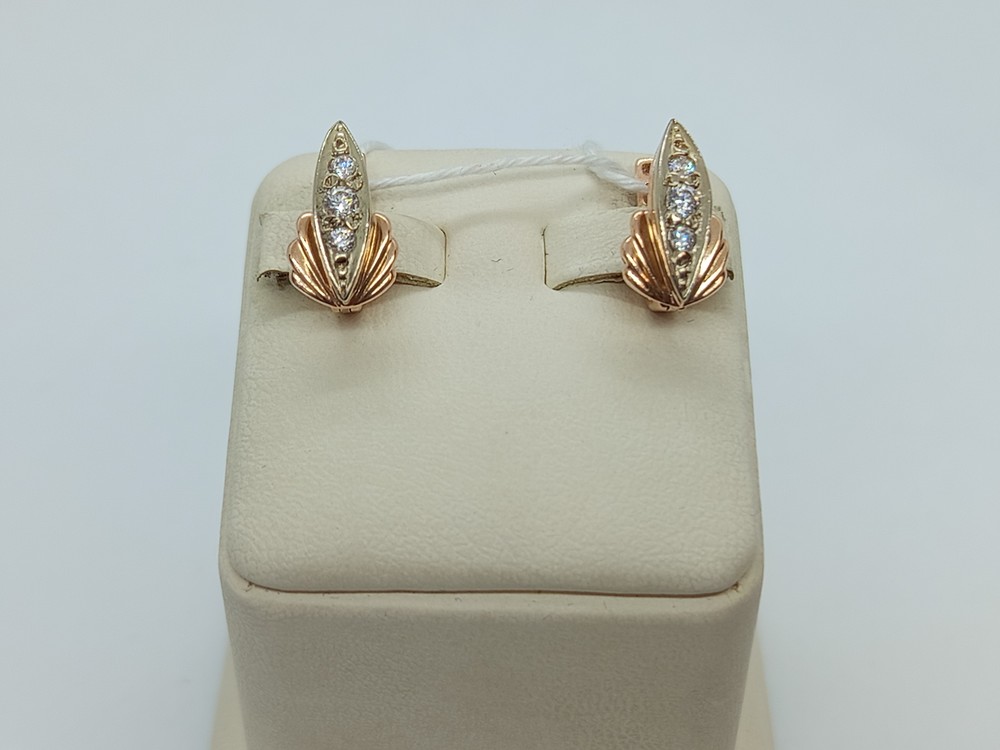 СЕРЬГИ С КАМНЯМИ (Au 585)