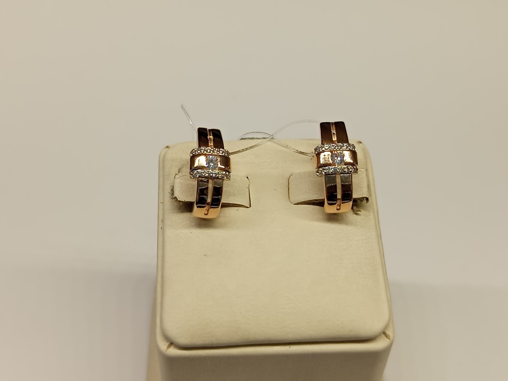 СЕРЬГИ С КАМНЯМИ (Au 585)