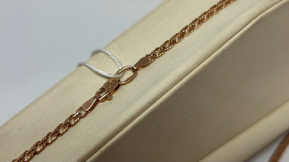 ЦЛР3585 ЦЕПЬ ПОЛНОВЕСНАЯ Ромб тройной (Au 585)