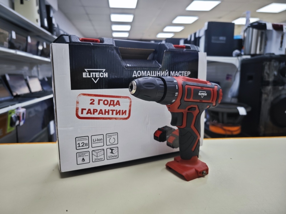 Шуруповерт Elitech ДА 122СЛ