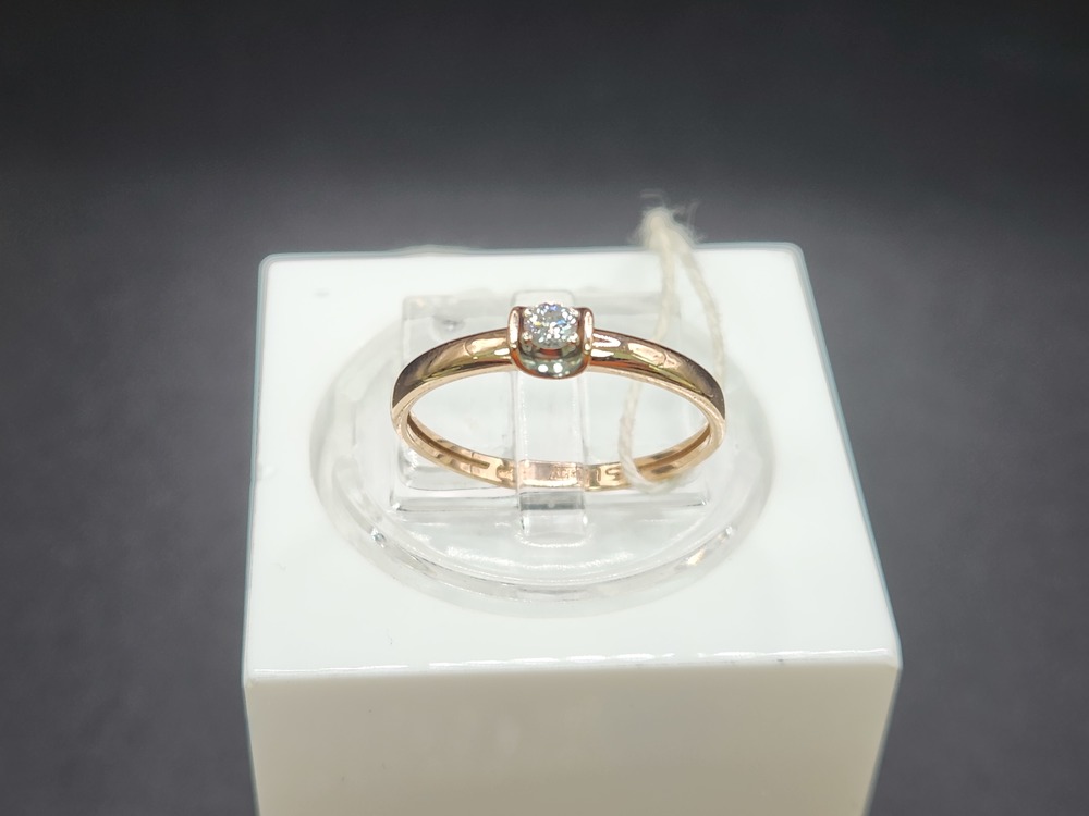 КОЛЬЦО БРИЛЛИАНТ Au 585