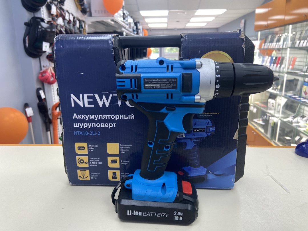 Шуруповерт Newton NTA18-2Li-2