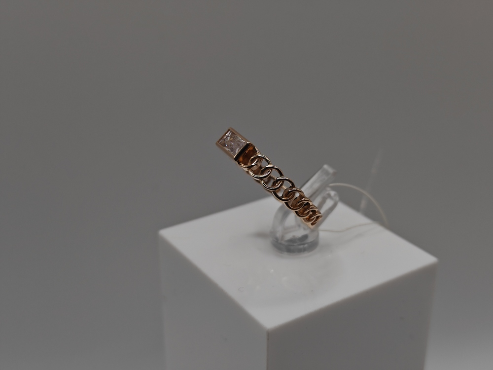 КОЛЬЦО С КАМНЕМ (Au 585)