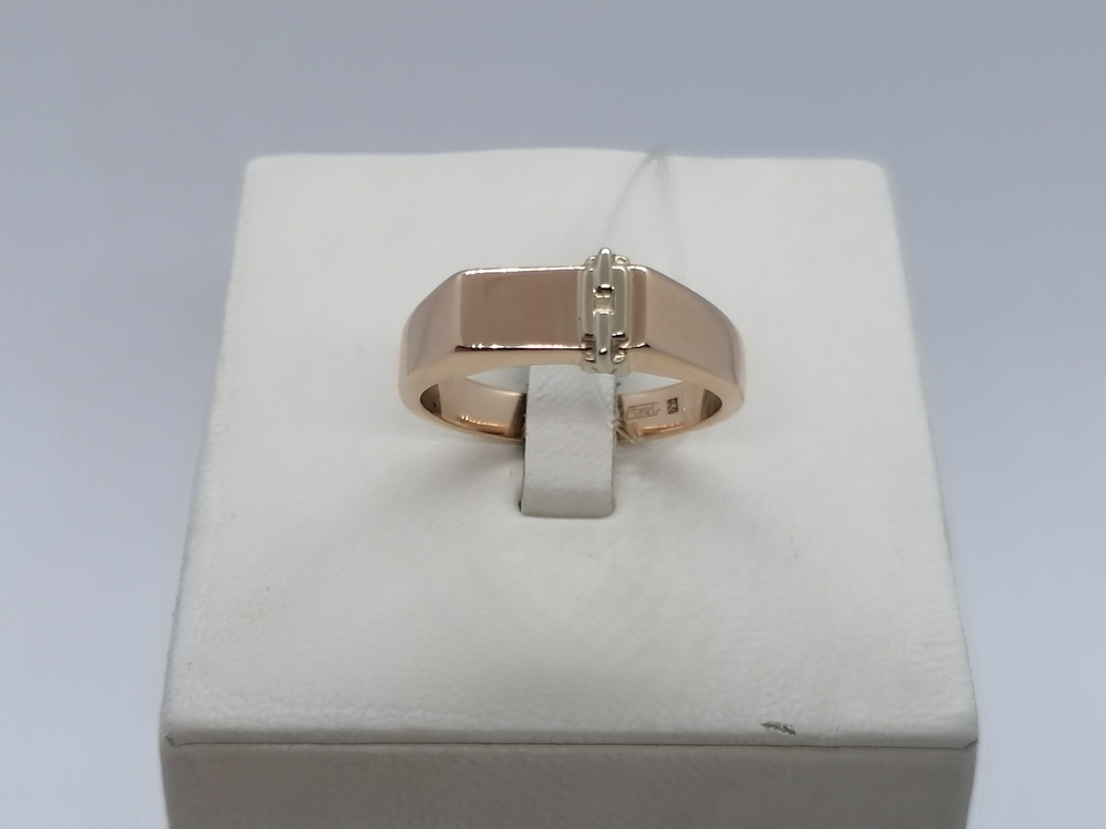 01-0051 КОЛЬЦО ПЕЧАТКА без камня (Au 585)