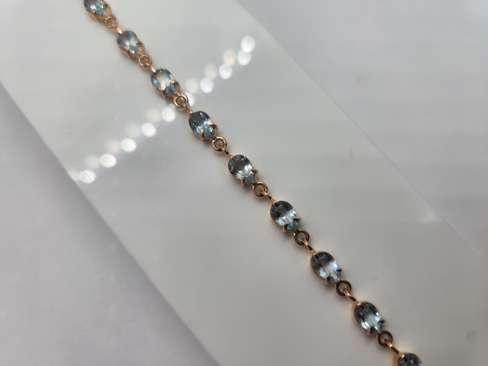 БРАСЛЕТ С КАМНЯМИ (Au 585)