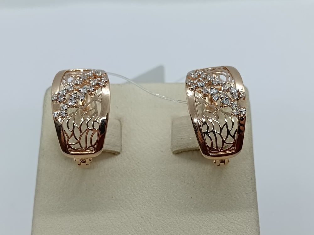 СЕРЬГИ С КАМНЯМИ (Au 585)