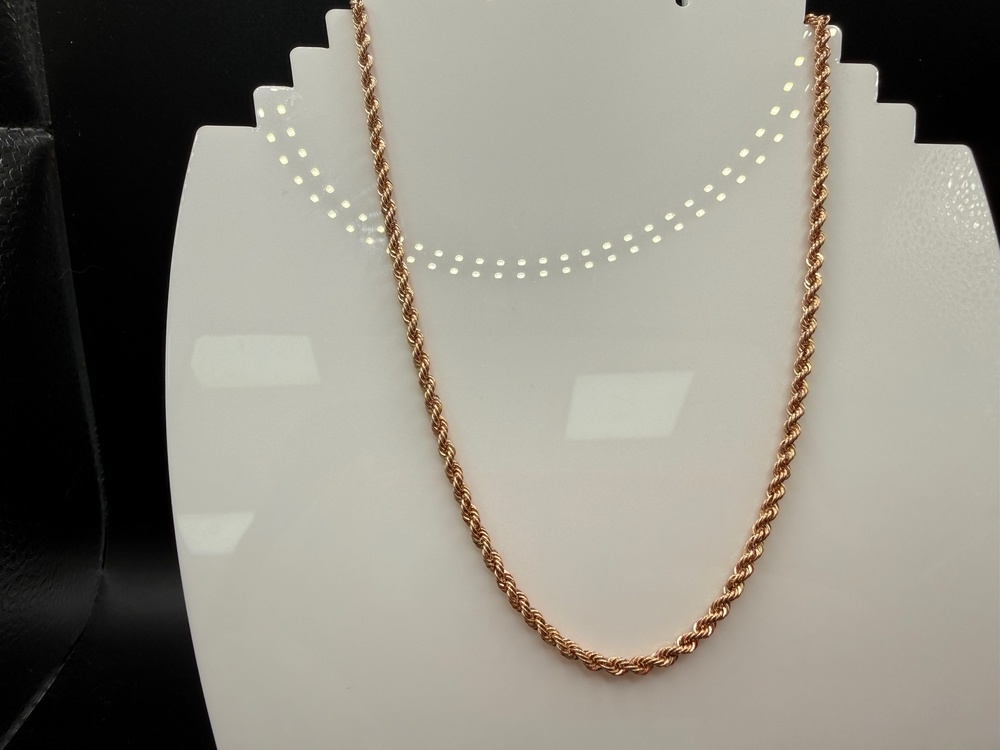 ЦЕПЬ ПУСТОТЕЛАЯ Веревка (Au 585)