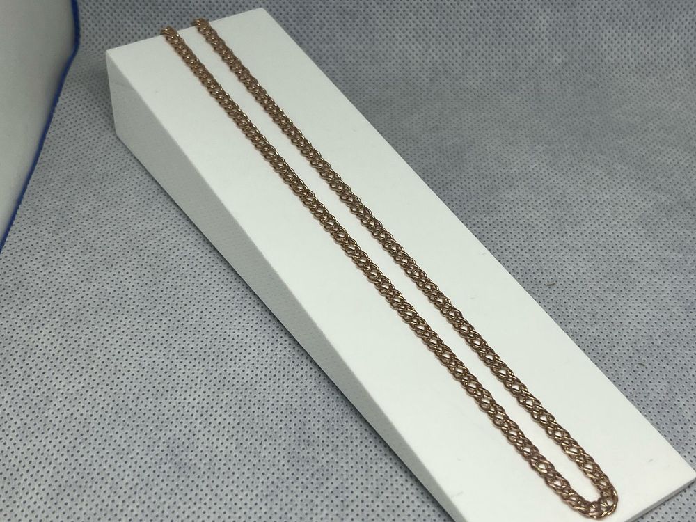 ЦЕПЬ ПОЛНОВЕСНАЯ Ромб двойной (Au 585)