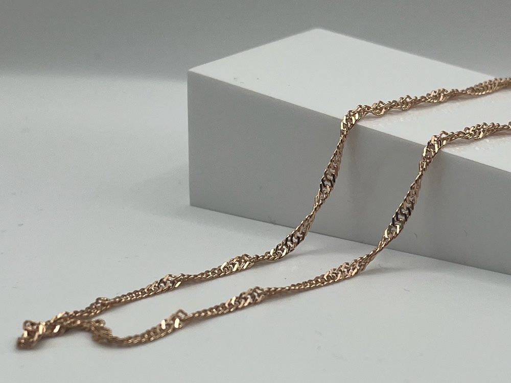 ЦЛСИ585 ЦЕПЬ ПОЛНОВЕСНАЯ Сингапур (Au 585)