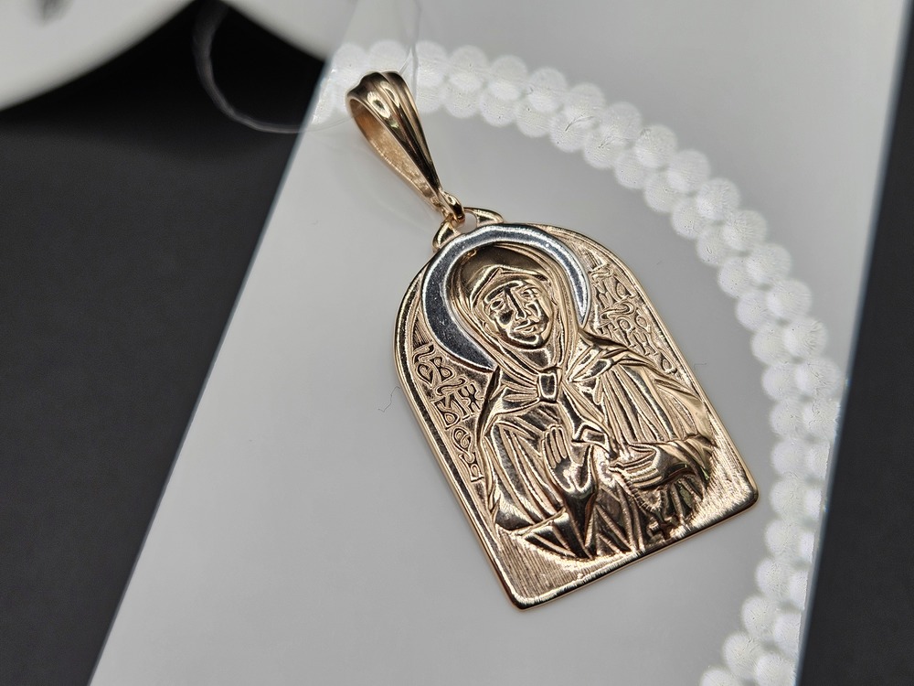 819-00081-10-00-00-00 ПОДВЕСКА ИКОНА без камня (Au 585)