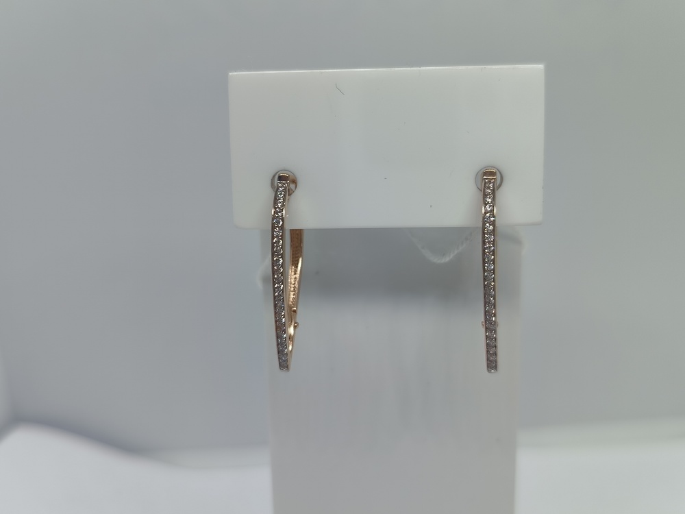 СЕРЬГИ С КАМНЯМИ (Au 585)