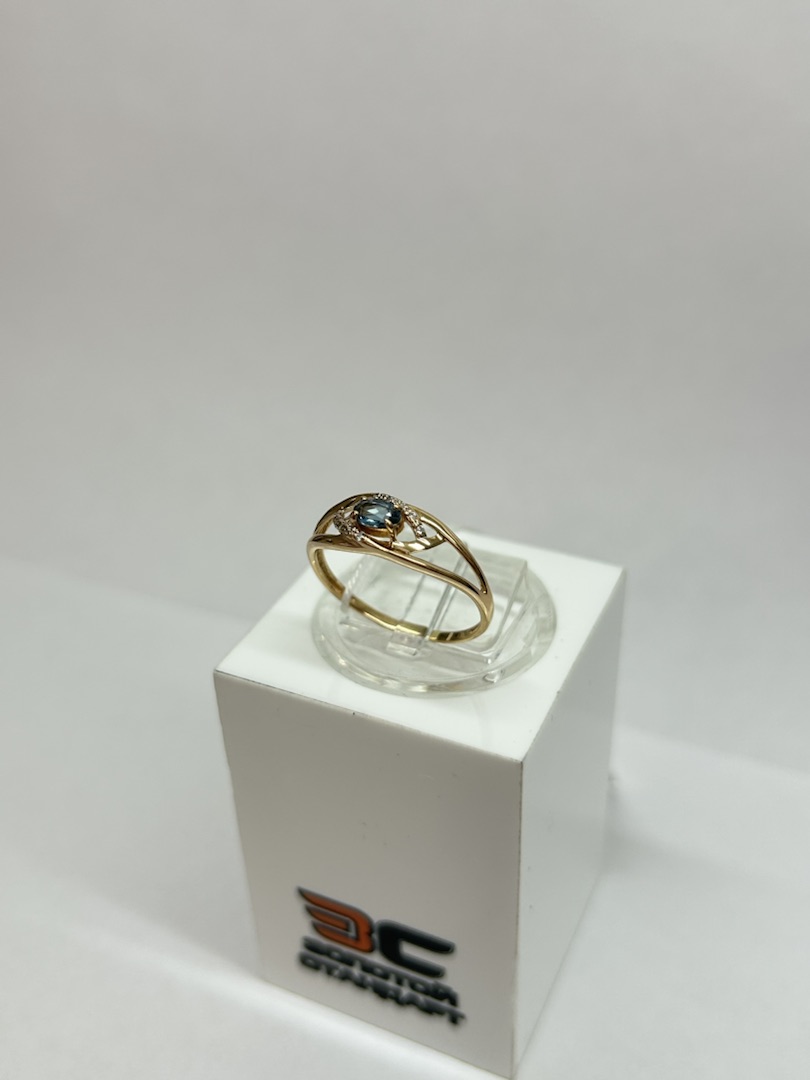 КОЛКМИ585 КОЛЬЦО С КАМНЯМИ (Au 585)