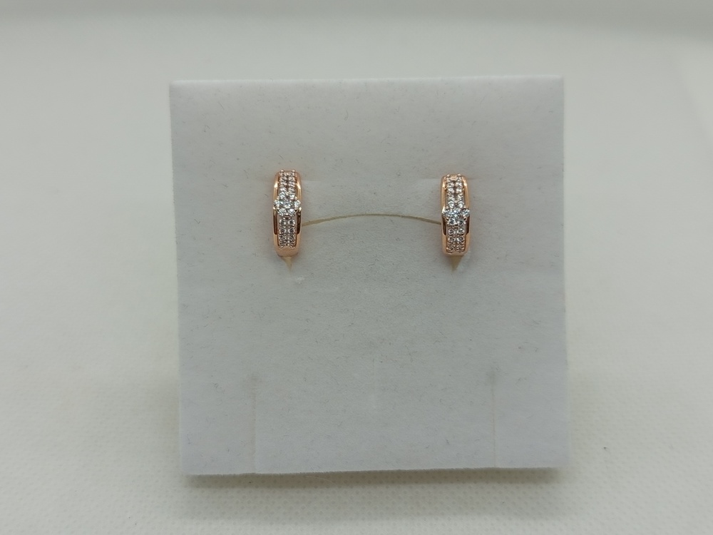 СКМИ585 СЕРЬГИ С КАМНЯМИ (Au 585)