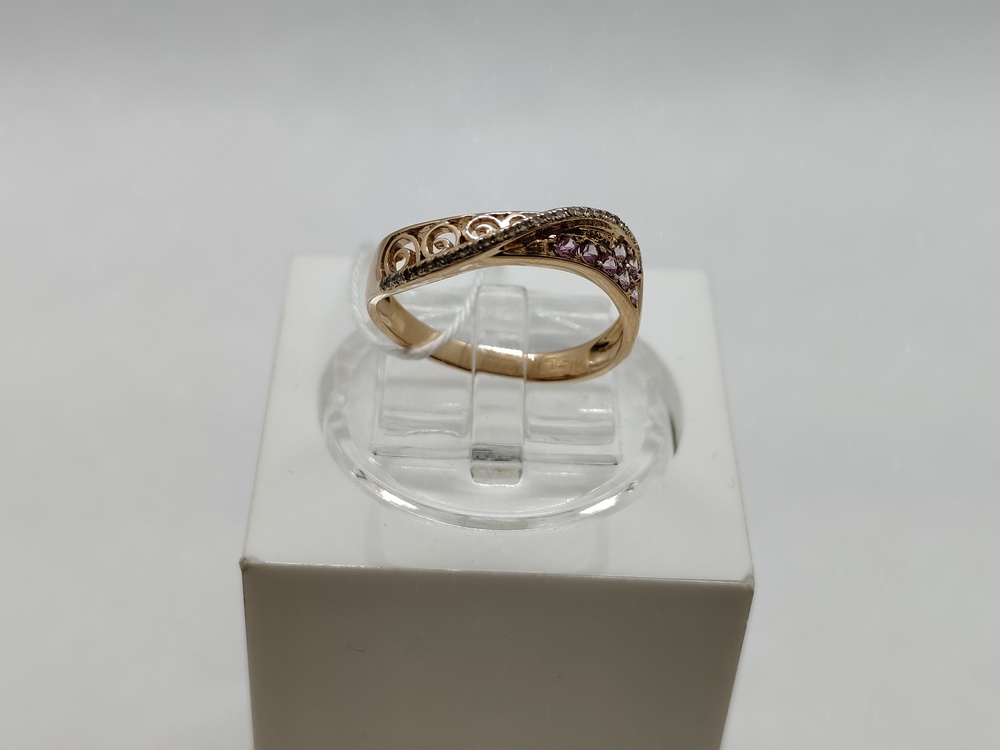 КОЛКМИ585 КОЛЬЦО С КАМНЯМИ (Au 585)