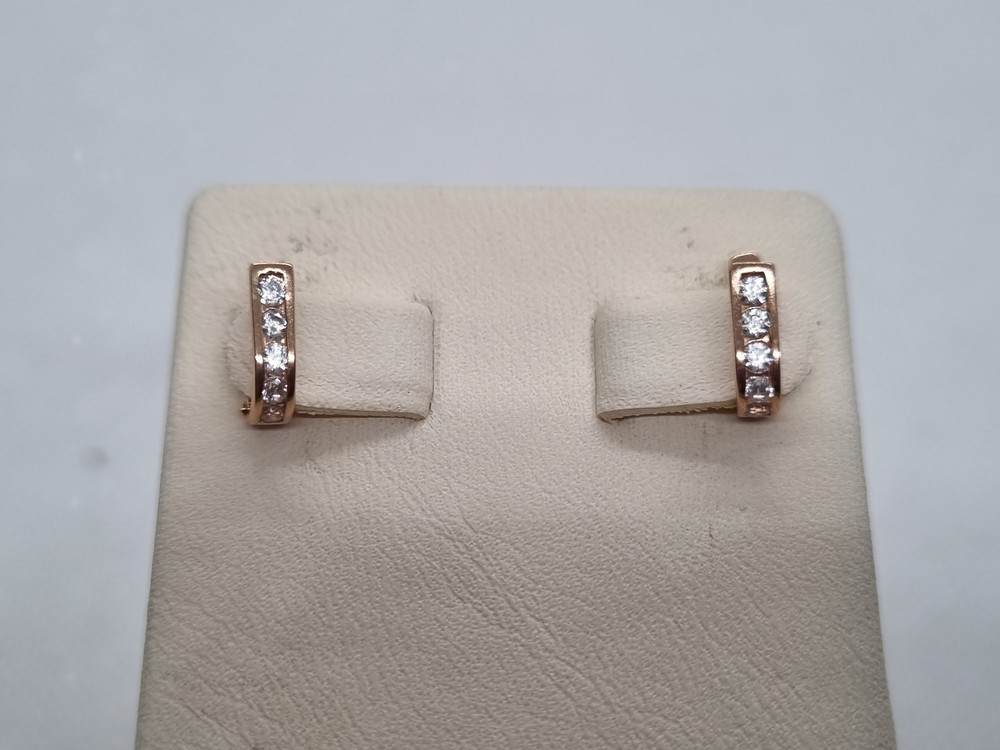 СЕРЬГИ С КАМНЯМИ (Au 585)