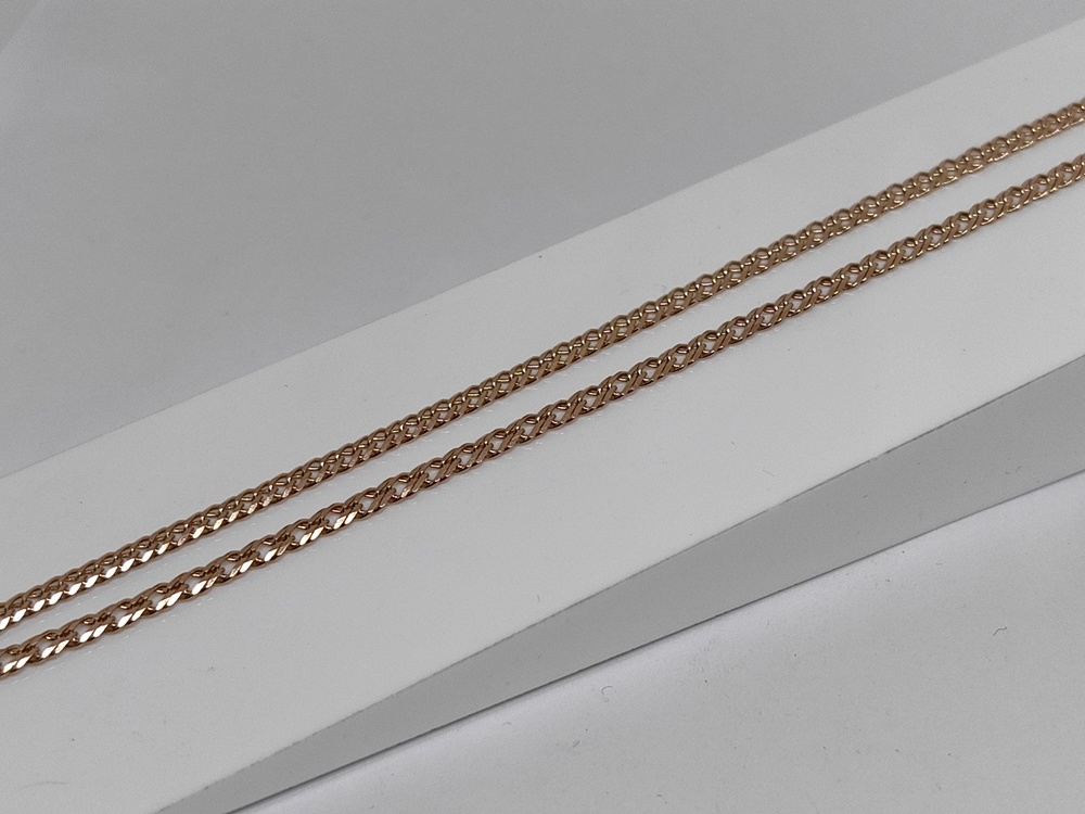 ЦЕПЬ ПОЛНОВЕСНАЯ Ромб двойной (Au 585)