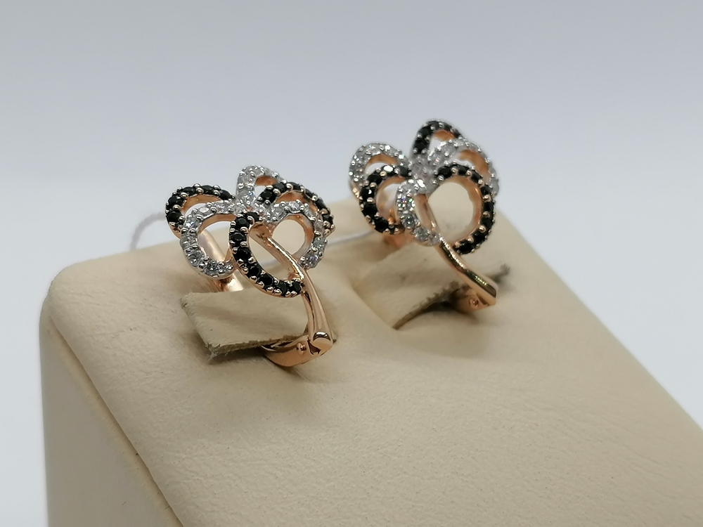 СЕРЬГИ С КАМНЯМИ (Au 585)