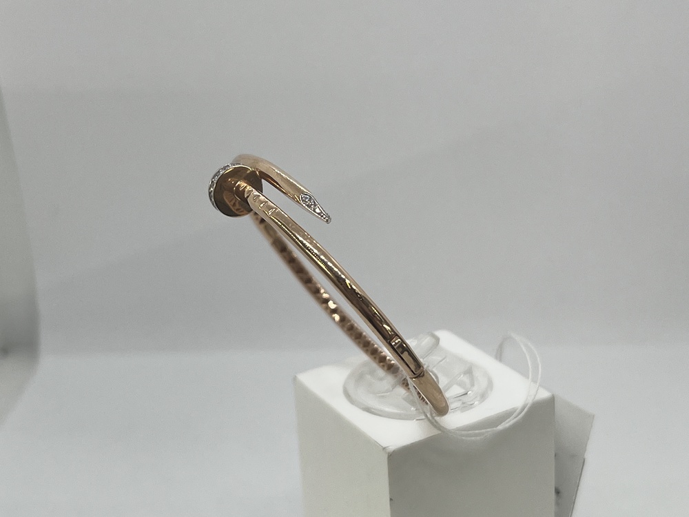 908-00218-10-00-20-00 БРАСЛЕТ ЖЕСТКИЙ с камнями (Au 585)