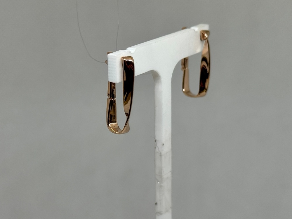 СЕРЬГИ БЕЗ КАМНЯ (Au 585)