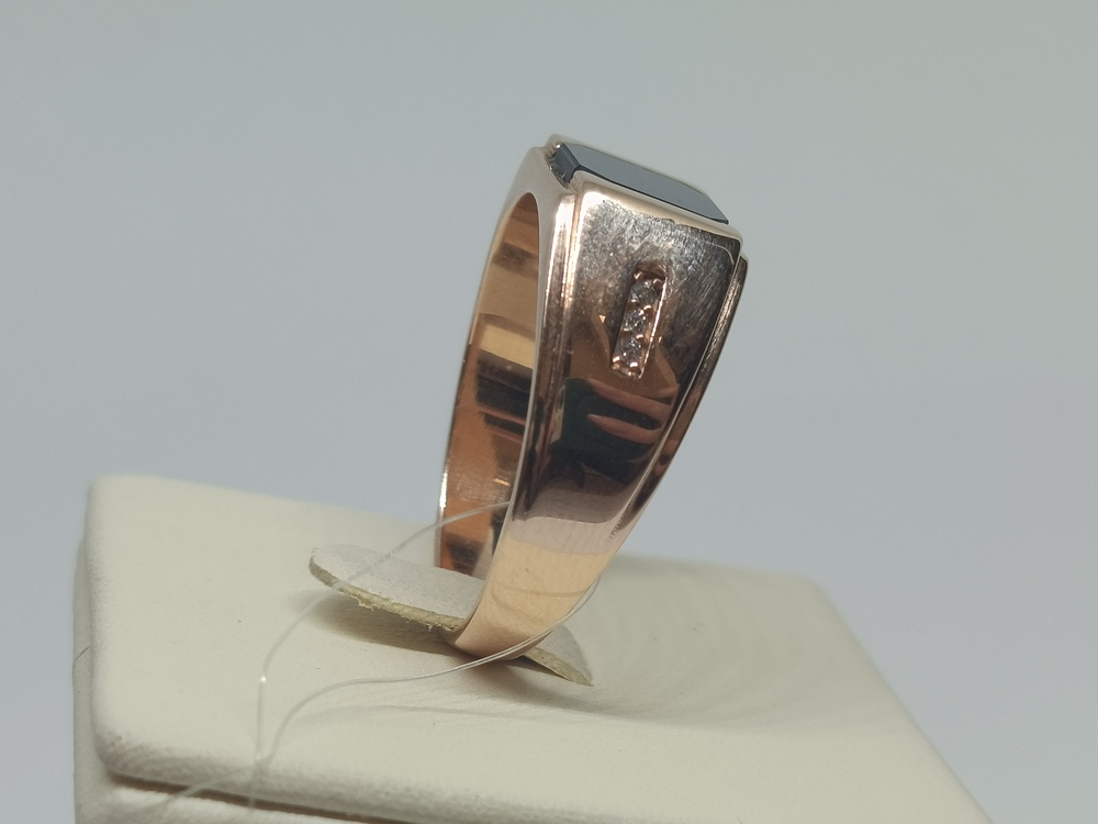 ПЕЧАТКА С КАМНЯМИ (Au 585)