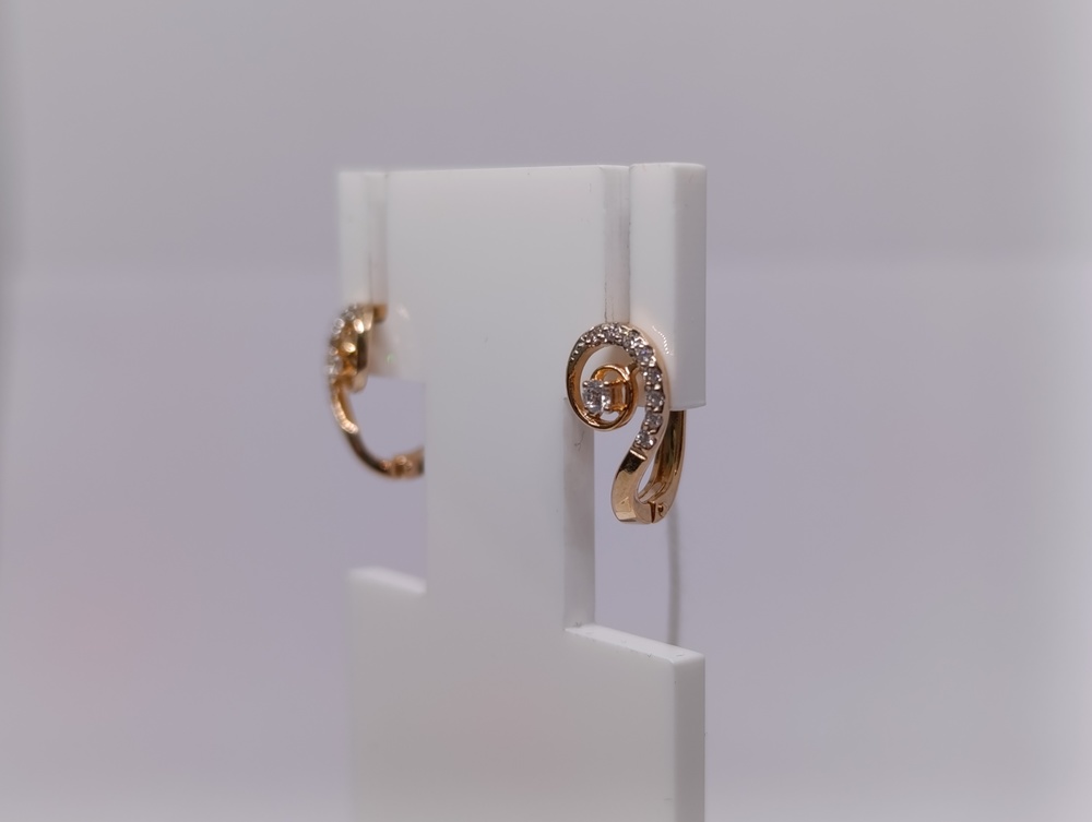 СЕРЬГИ С КАМНЯМИ (Au 585)