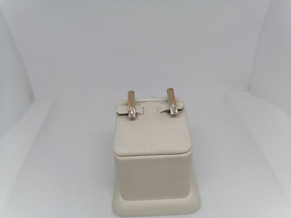 СЕРЬГИ С КАМНЕМ (Au 585)