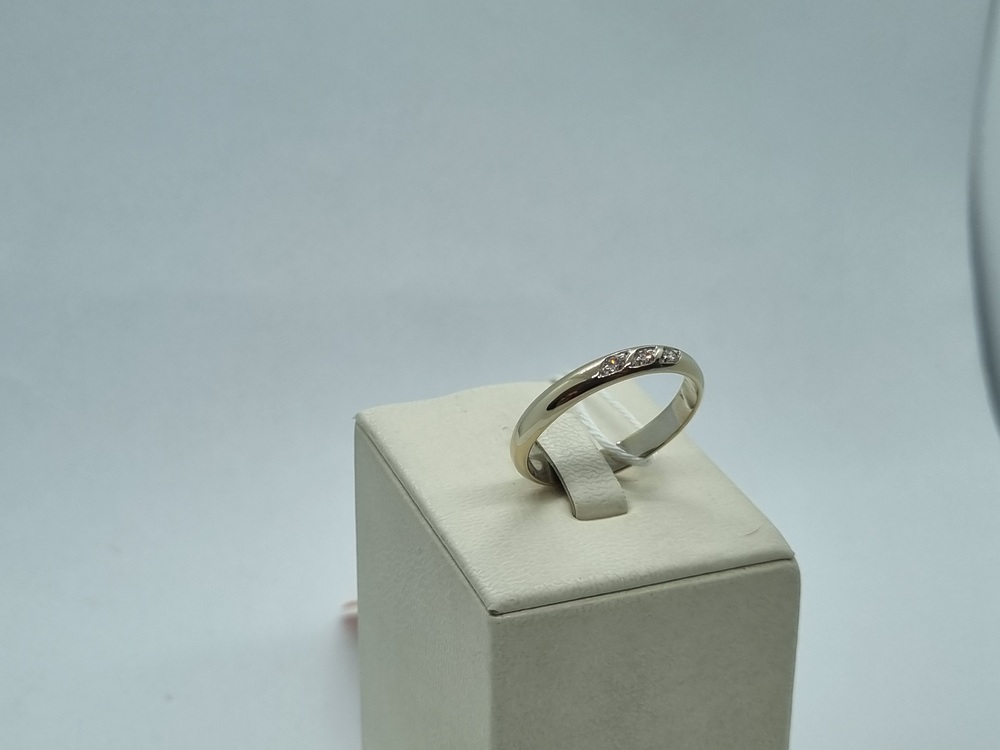 ОБРУЧАЛЬНОЕ КОЛЬЦО БРИЛЛИАНТ Au 585