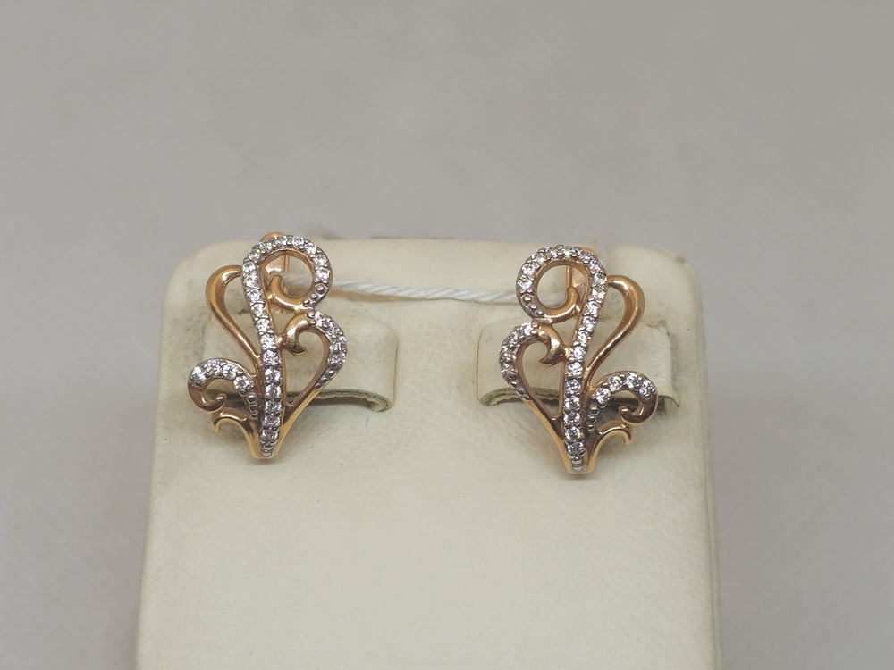 СЕРЬГИ С КАМНЯМИ (Au 585)