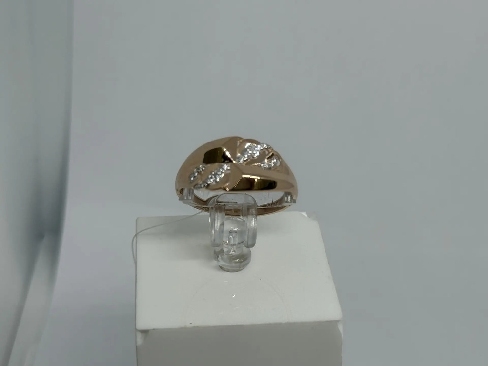 КОЛЬЦО С КАМНЯМИ (Au 585)