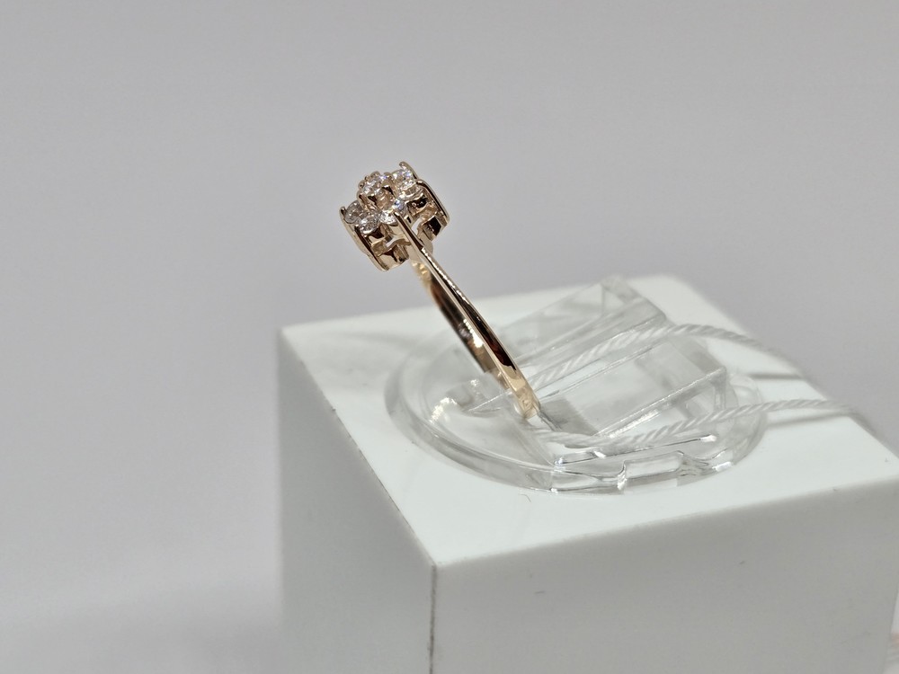 КОЛКМИ585 КОЛЬЦО С КАМНЯМИ (Au 585)