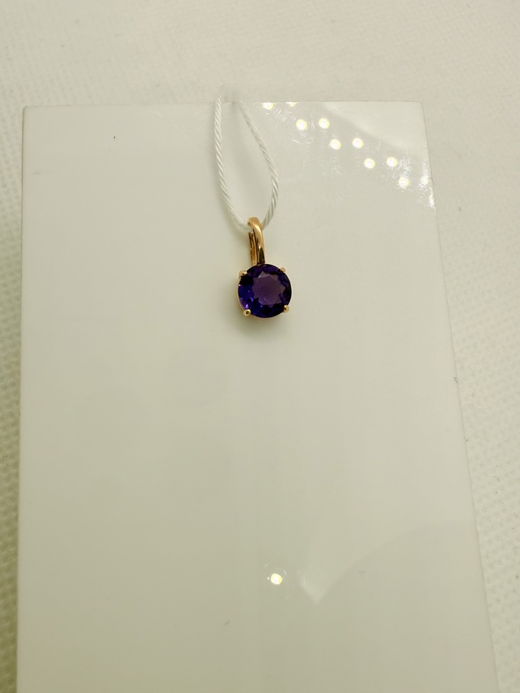 ПОДКМ585 ПОДВЕСКА С КАМНЕМ (Au 585)